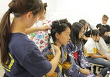【大阪校】浴衣着付けとヘアメイクを行なうヘアサロンをオープン!【バンタンデザイン研究所 高校 blog(ブログ)】
